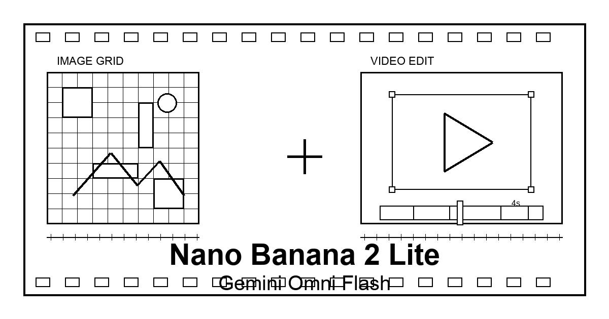 Google Nano Banana 2 Lite + Gemini Omni Flash — 이미지 4초, 대화형 영상 편집
